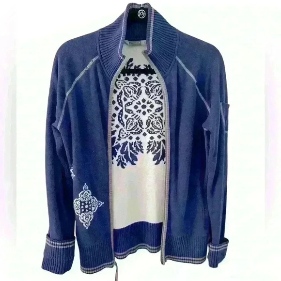 Athleta Cotton Blend Cardigan Jacket Zip Coat. Size XS, Runs Big Will Fit Small - Picture 5 of 9